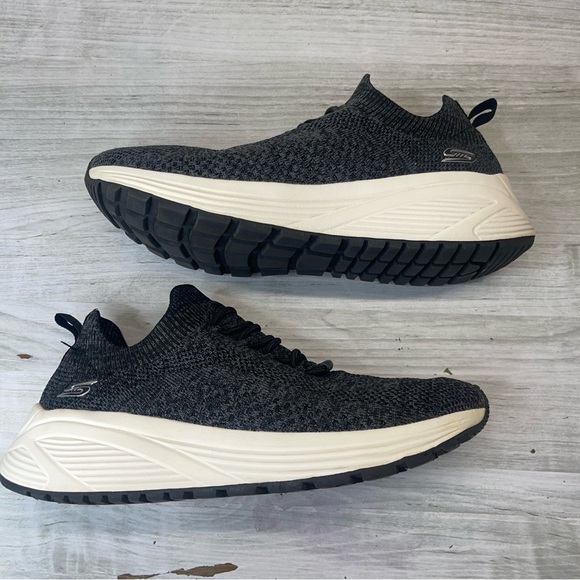 Skechers Sparrow Black Washable Mesh Comfort Walking Shoes Women’s Size 9 - Picture 6 of 11